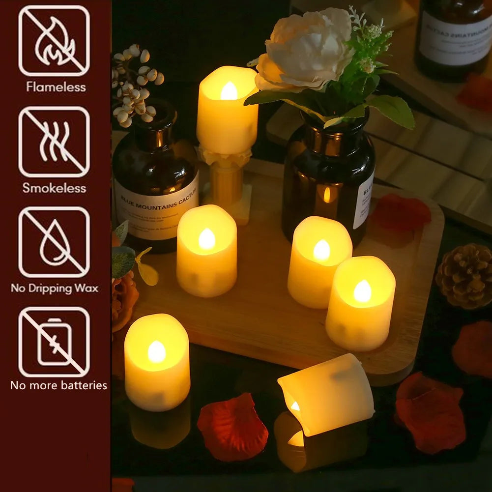 USB Rechargeable Flameless LED Candles – Elegant, Eco-Friendly, and Hassle-Free Lighting