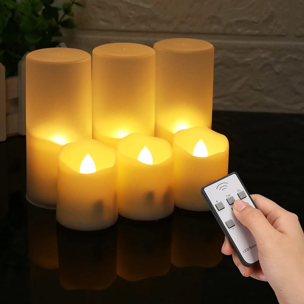 USB Rechargeable Flameless LED Candles – Elegant, Eco-Friendly, and Hassle-Free Lighting