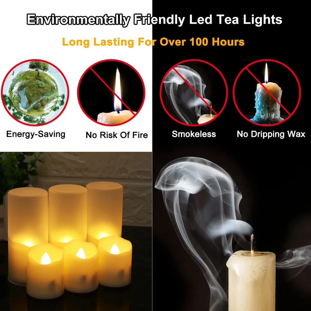 USB Rechargeable Flameless LED Candles – Elegant, Eco-Friendly, and Hassle-Free Lighting