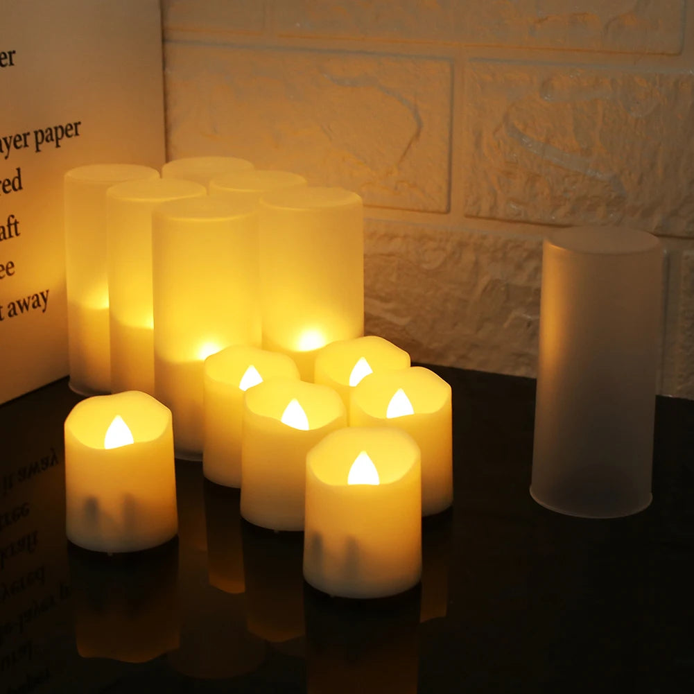 USB Rechargeable Flameless LED Candles – Elegant, Eco-Friendly, and Hassle-Free Lighting